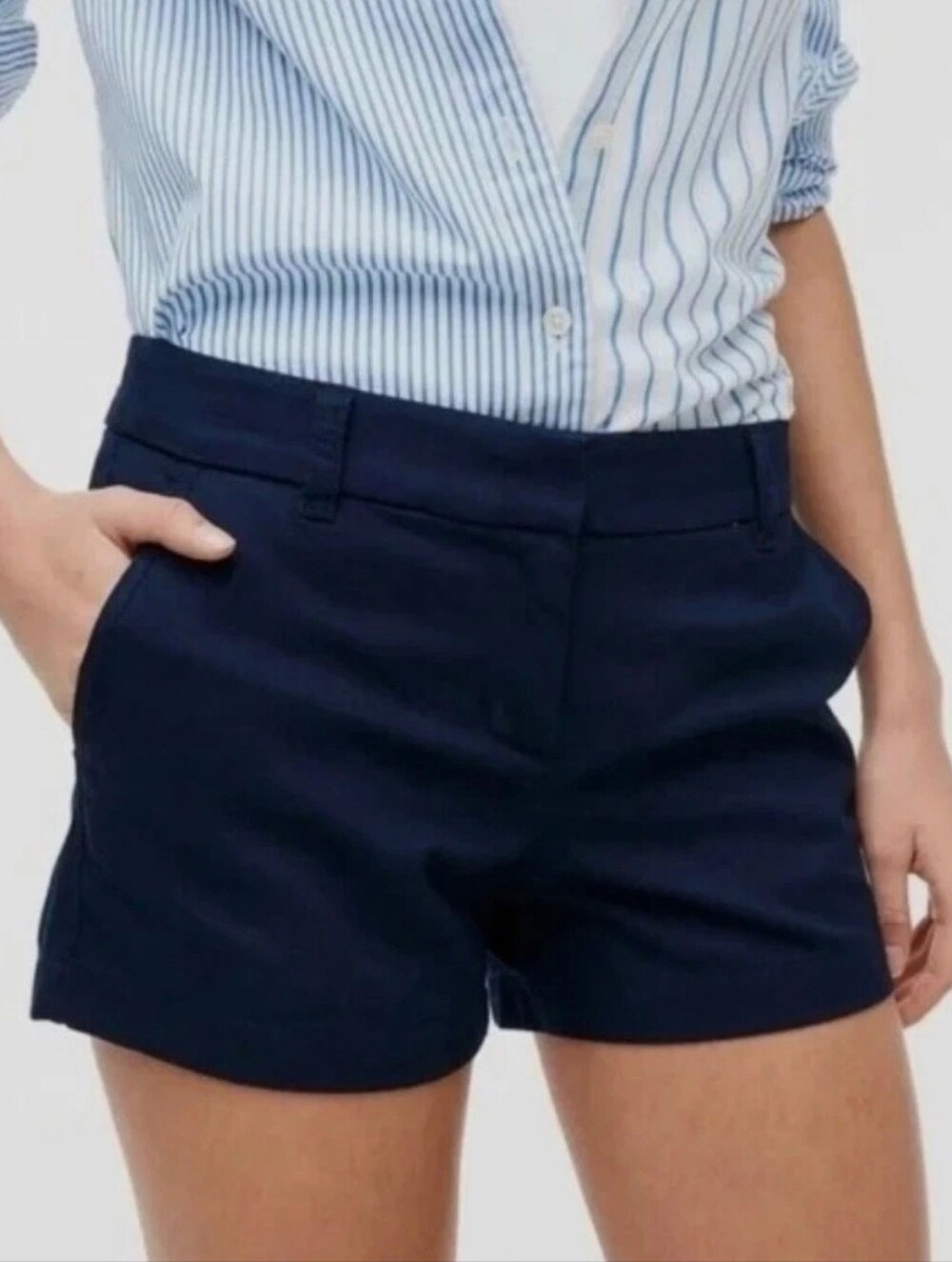 J. Crew Navy Chino Shorts